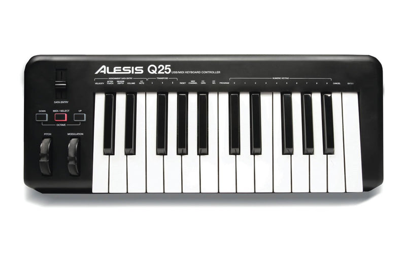 CONTROLLER MIDI USB 25 TASTI ALESIS Q25
