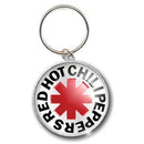 RED HOT CHILI PEPPERS - LOGO , PORTACHIAVI STANDARD IN METALLO