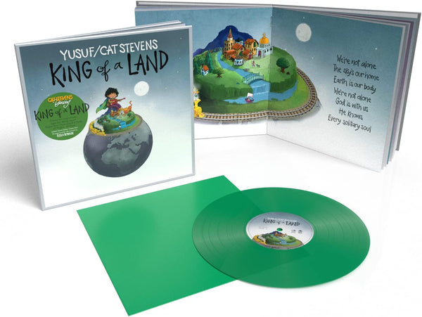 YUSUF / CAT STEVENS - KING OF A LAND - LP GREEN VINYL LTD.ED. - LP