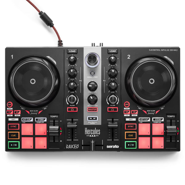 CONTROLLER DJ HERCULES - DJCONTROL INPULSE 200 MK2