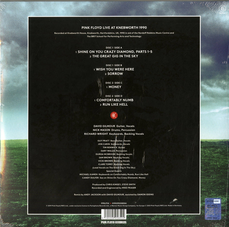 PINK FLOYD - LIVE AT KNEBWORTH 1990 - LP