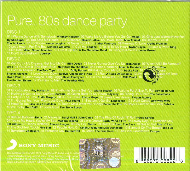 Pure... 80's Dance Party (4 Cd)