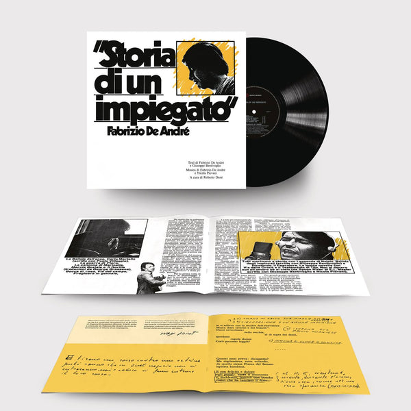 DE ANDRÉ FABRIZIO - STORIA DI UN IMPIEGATO (LP NERO 180 GR. - LP