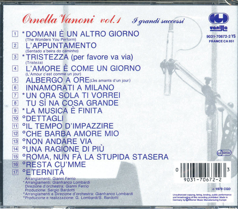 Ornella Vanoni - I Grandi Successi Vol.1