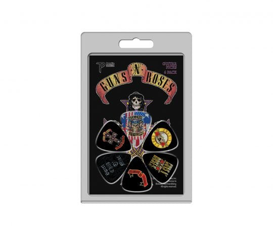 PLETTRI GUNS'N ROSES - CONFEZIONE 6 PLETTRI SERIGRAFATI - LP-GNR2