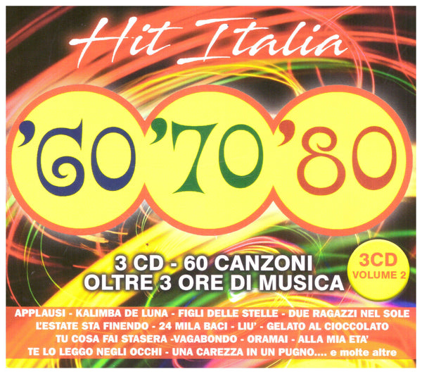 AA.VV. - HIT ITALIA '60 '70 ' 80 VOLUME 2 - 3CD BOXSET - CD