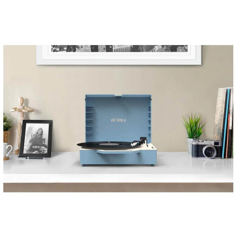 GIRADISCHI VICTROLA RE-SPIN BLUE BLUETOOTH