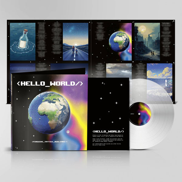 PINGUINI TATTICI NUCLEARI - HELLO WORLD - LP COLORATO CLOUDY WHITE - LP