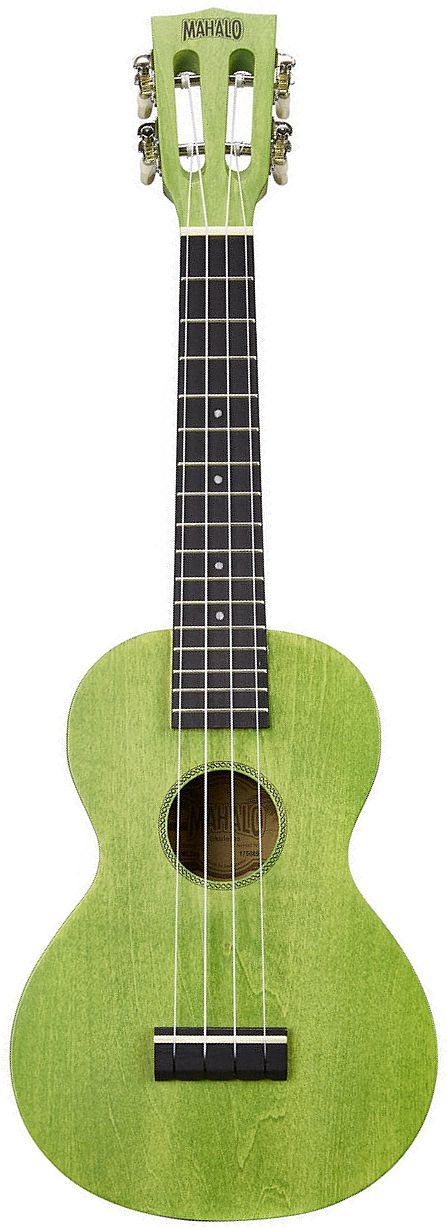 UKULELE MAHALO CONCERTO SERIE ISLAND SEE GREEN + BORSA