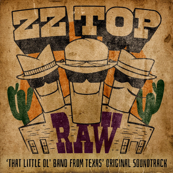 ZZ TOP - RAW ('THAT LITTLE OL' BAND FROM TEXAS) - LP