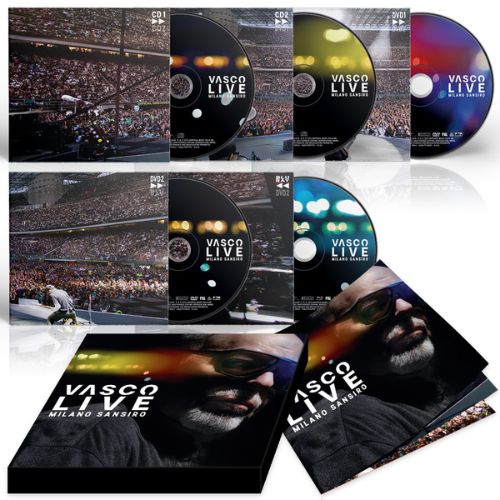 Rossi Vasco - Vasco Live Milano Sansiro (Box 2Cd+2Dvd+Bd) - CD