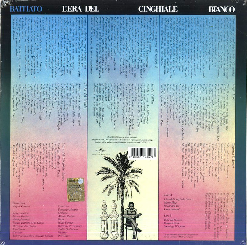 BATTIATO FRANCO - L'ERA DEL CINGHIALE BIANCO - LP