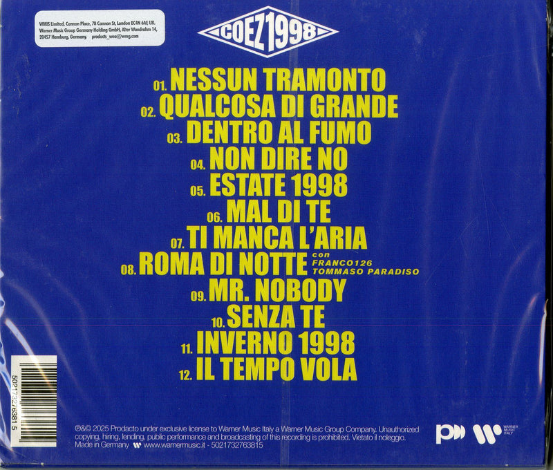 COEZ - 1998 (Cd Standard) - CD