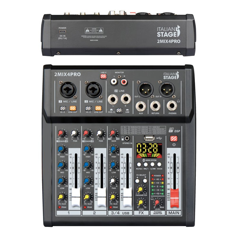 MIXER ITALIAN STAGE BY PROEL  2MIX4 PRO