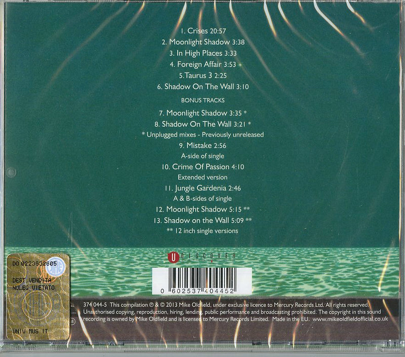 Mike Oldfield - Crises (Remastered) - CD