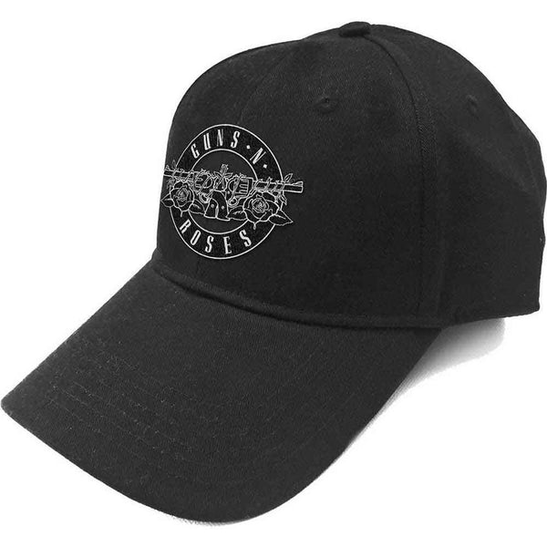 CAPPELLO BASEBALL GUNS N' ROSES - White Circle Logo (Black)