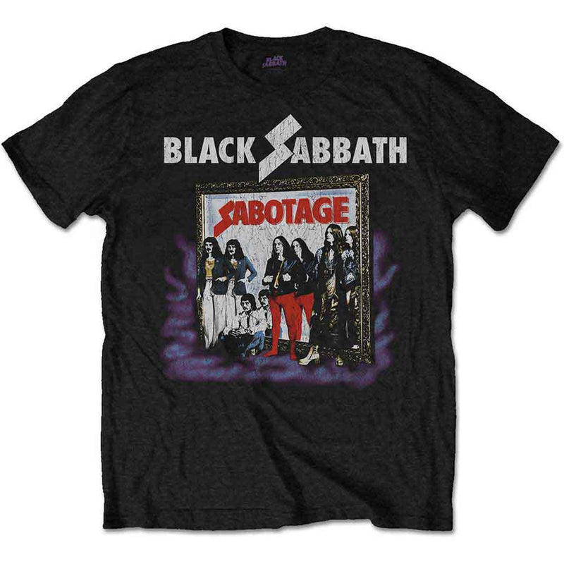 BLACK SABBATH - Sabotage Vintage (Black) - T-SHIRT