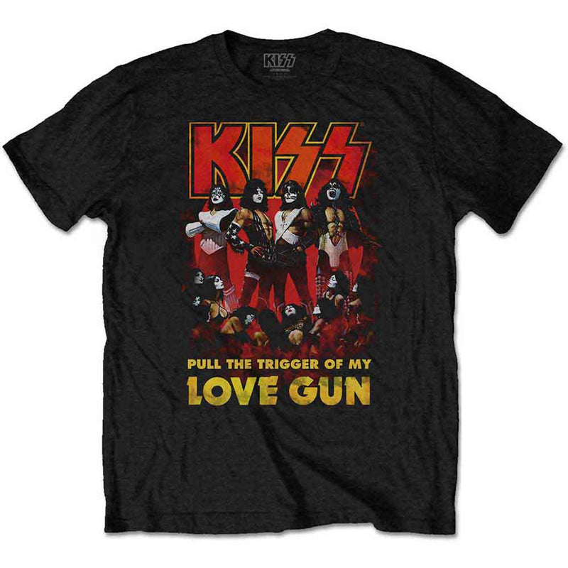 KISS - Love Gun Glow (Black) - T-SHIRT