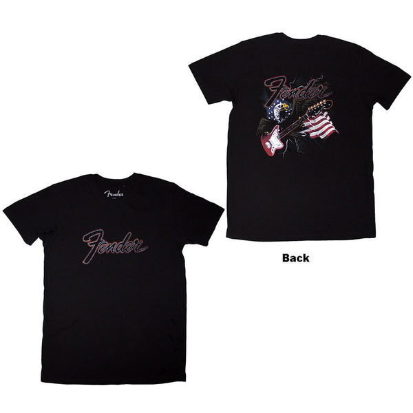 FENDER - Eagle (Black) (Back Print) - T-SHIRT