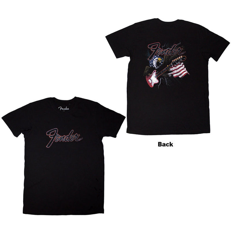 FENDER - Eagle (Black) (Back Print) - T-SHIRT
