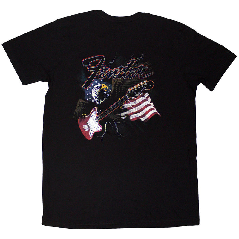 FENDER - Eagle (Black) (Back Print) - T-SHIRT