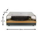 SISTEMA GIRADISCHI + CASSE - LENCO LS-300 WOOD