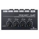 SOUNDSATION POCKET AMP, AMPLIFICATORE CUFFIE 4 CANALI