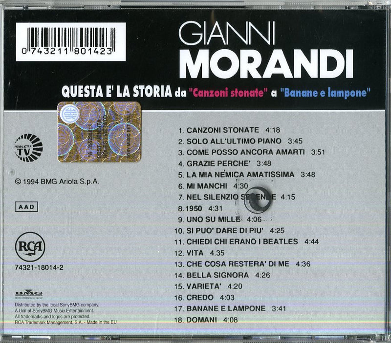 Gianni Morandi - Questa E' La Storia