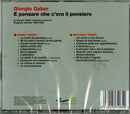Giorgio Gaber - E Pensare Che C'era Il Pensiero