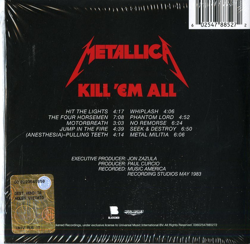 Metallica - Kill'Em All (Remastered)