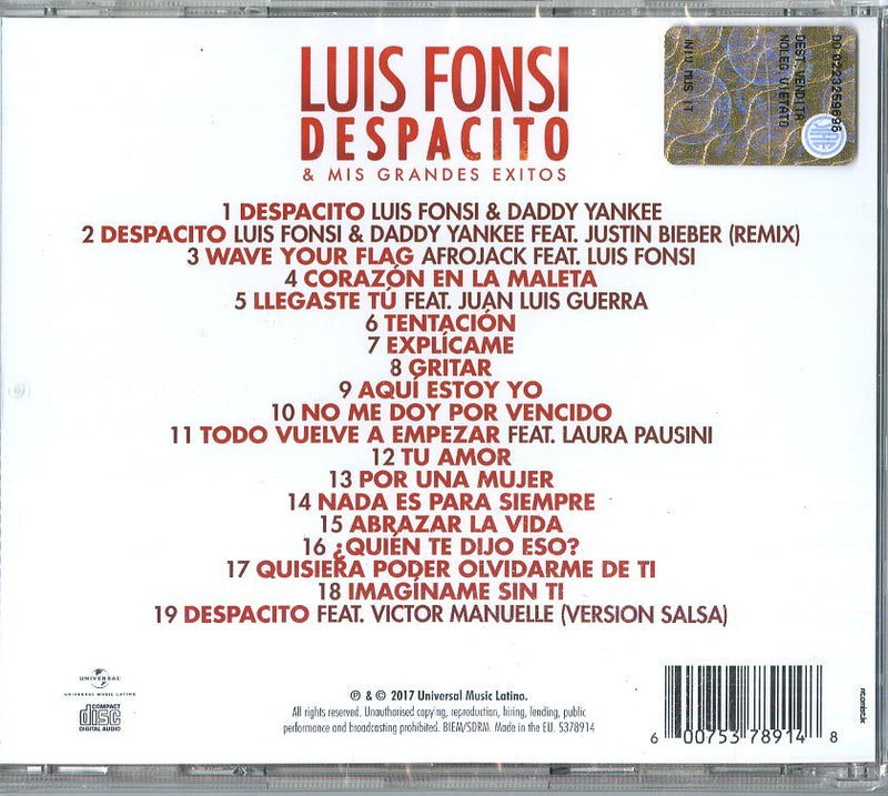 LUIS FONSI   - DESPACITO & MIS GRANDES