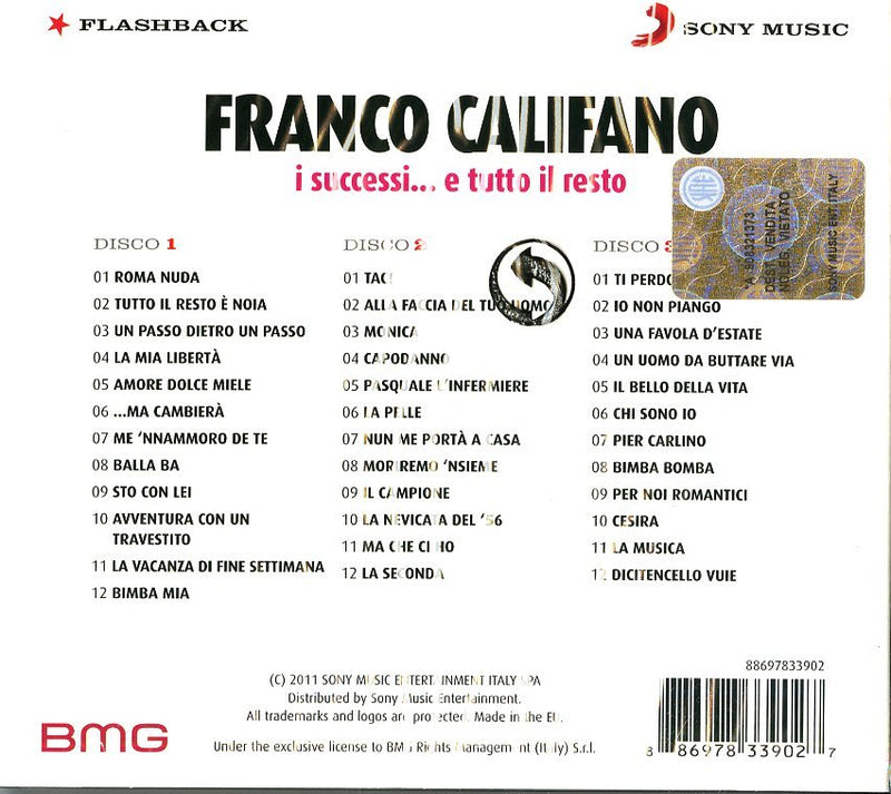 Franco Califano - I Successi... E Tutto Il Resto (3 Cd)