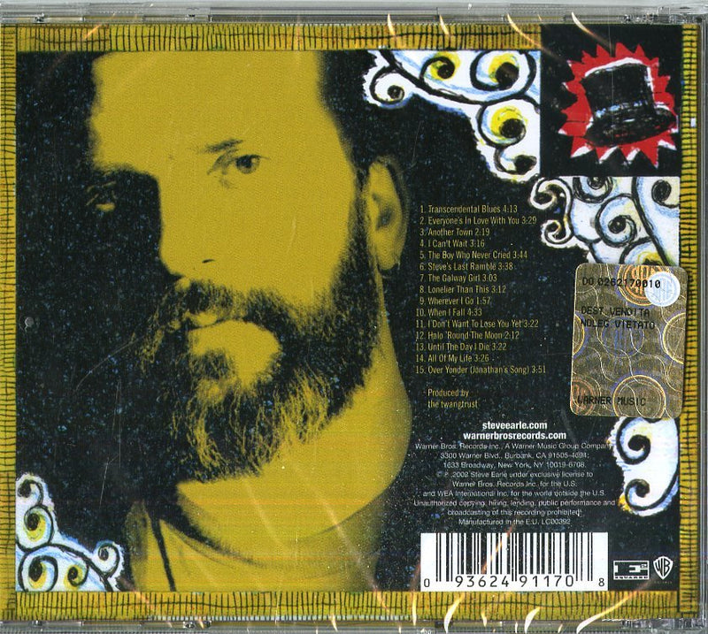 STEVE EARLE  - TRANSCENDENTAL BLUES