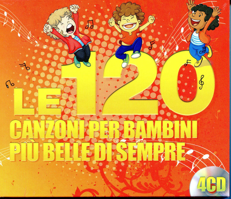 AA.VV. - LE 120 CANZONI PER BAMBINI PIU' BELLE DI SEMPRE - 4 CD BOXSET