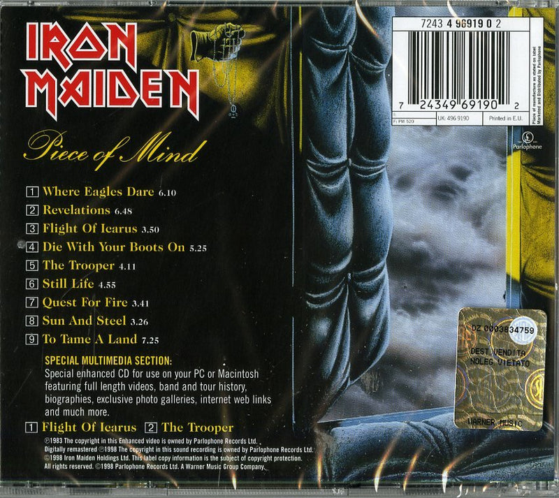 Iron Maiden - Piece Of Mind