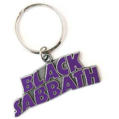 BLACK SABBATH - WAVY LOGO , PORTACHIAVI STANDARD IN METALLO
