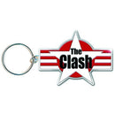 THE CLASH - STARS & STRIPES LOGO , PORTACHIAVI STANDARD IN METALLO