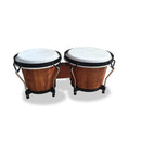 COPPIA BONGOS 6,5"-7,5" COLORE DARK WOOD SATIN
