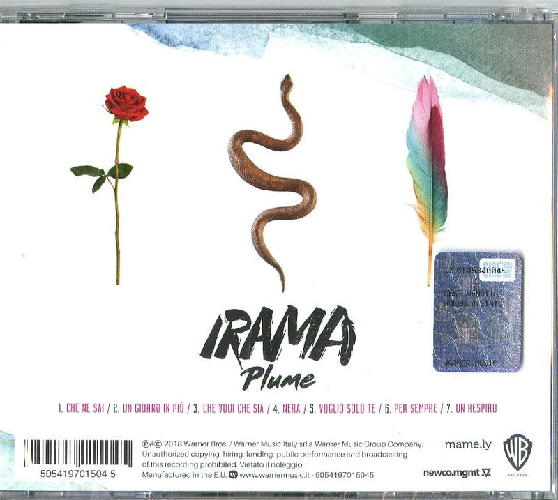 IRAMA - PLUME - AMICI 2018