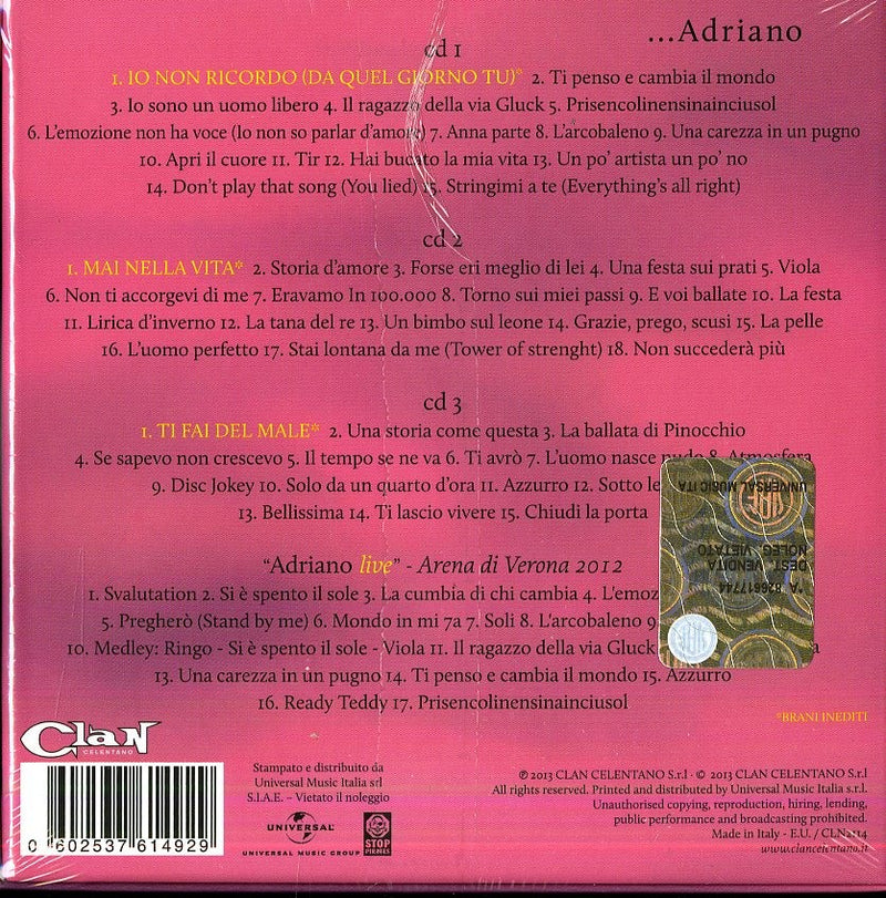 Adriano Celentano - Adriano (4 Cd)