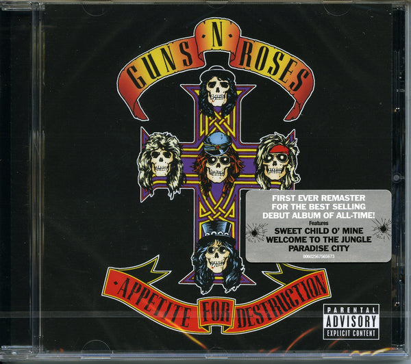 GUNS'N'ROSES - APPETITE FOR DESTRUCTION REMASTER ED.