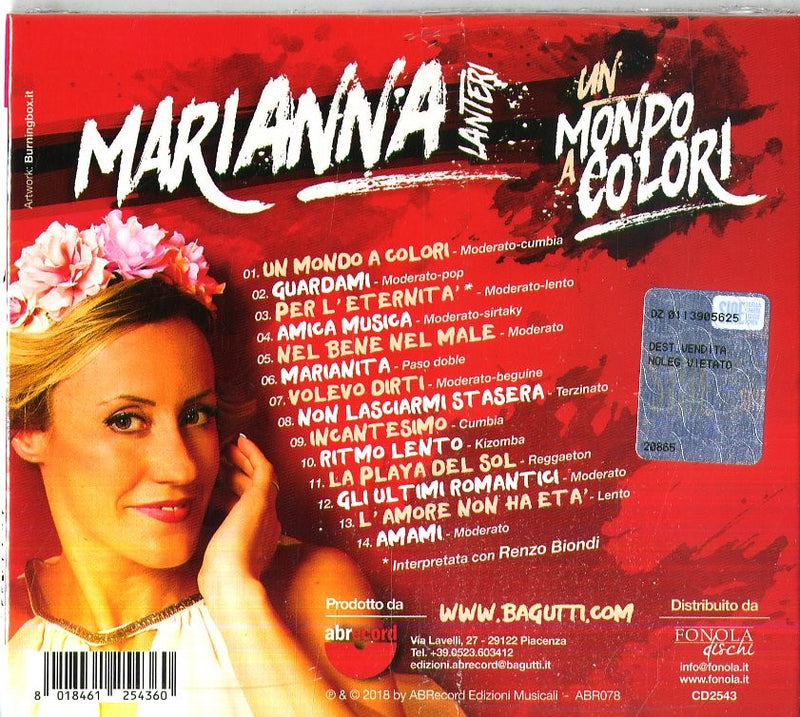 MARIANNA LANTERI  - UN MONDO A COLORI