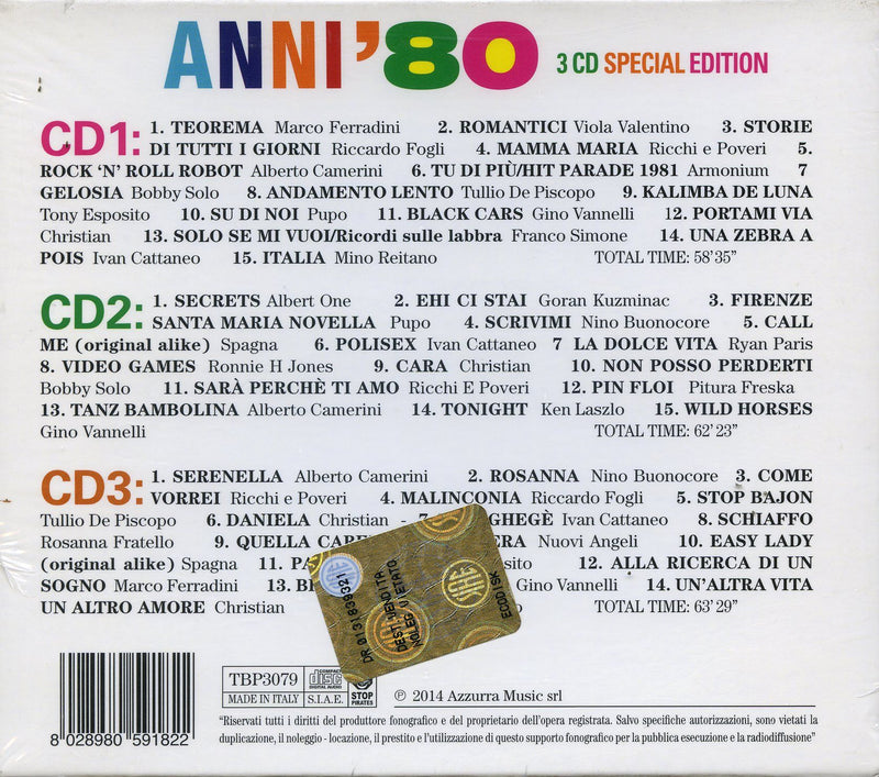 Anni 80 (3 Cd)