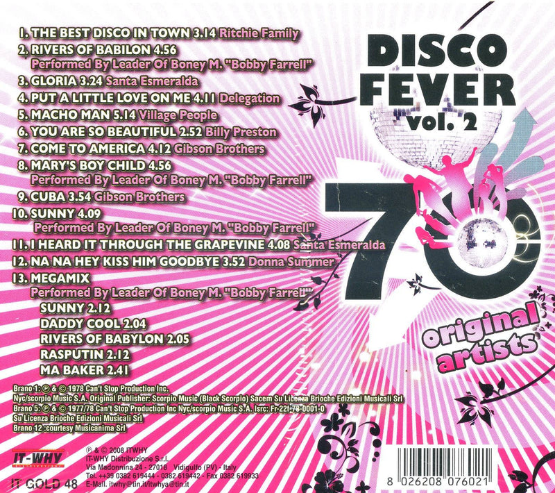 Disco Fever Of The '70s
