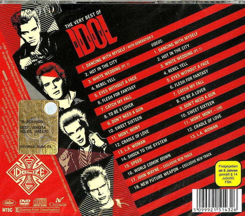 Billy Idol - The Very Best Of Billy Idol (CD+DVD)