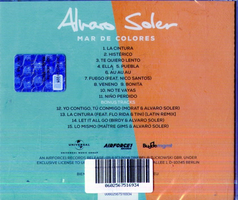 ALVARO SOLER  - MAR DE COLORES