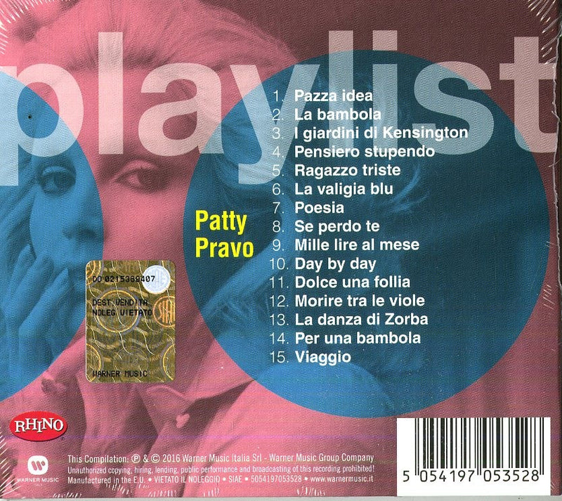 Patty Pravo - Playlist