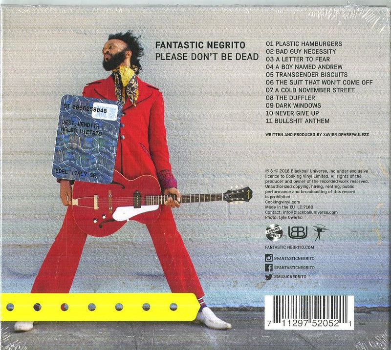 FANTASTIC NEGRITO - PLEASE DON'T BE DEAD