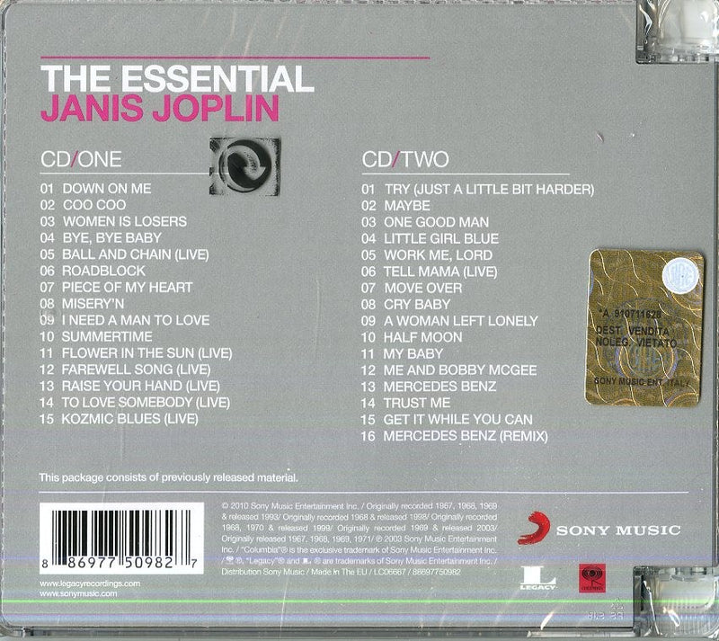 Janis Joplin - The Essential (2 Cd)