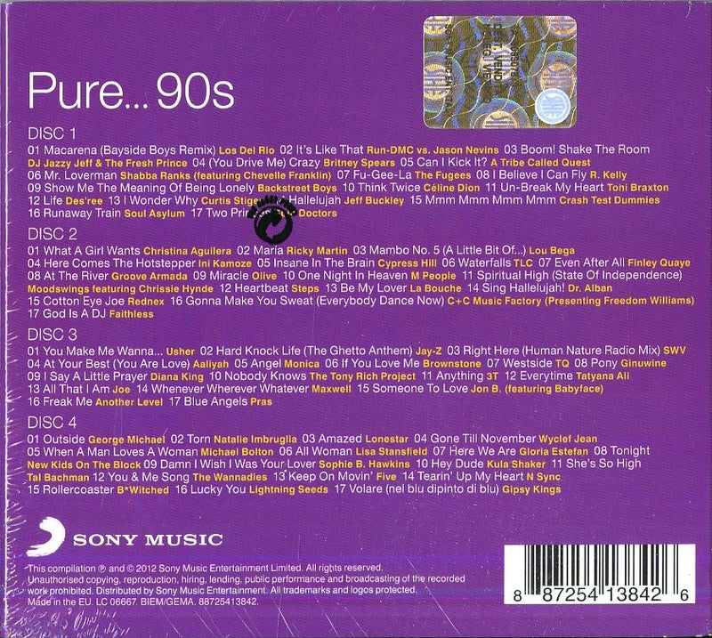 Pure... '90s (4 Cd)